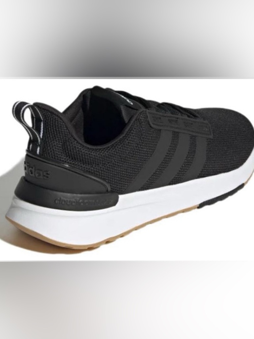adidas Black and White Men's Low-Top Sneakers